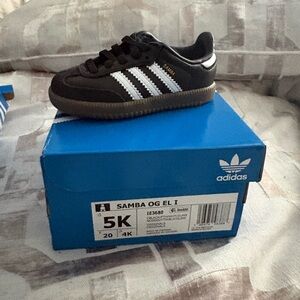 adidas Samba OG Kids Sneakers - Black White